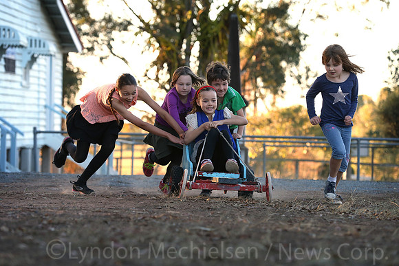 Kids and Billy Carts