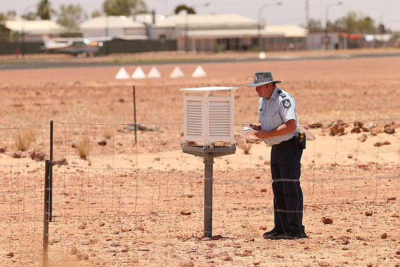 Birdsville Cop Is the Weatherman