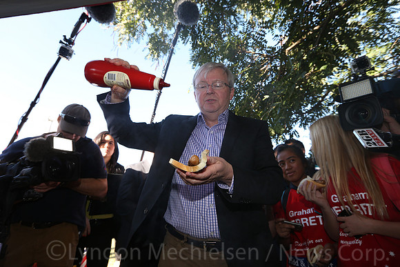 Rudd Brisbane School Protest