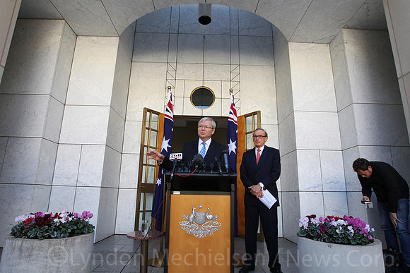 Rudd Canberra Presser